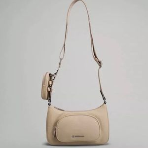 NWT lululemon crossbody with nano pouch in trench